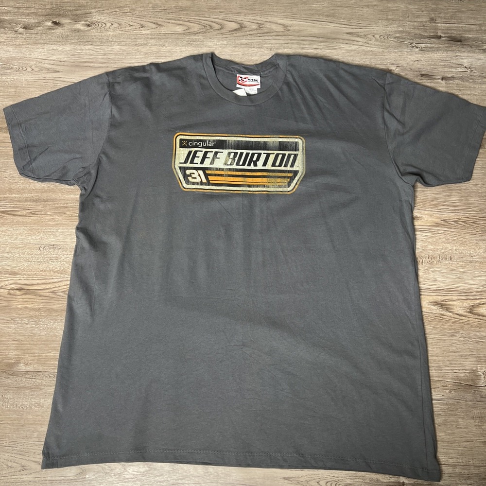 Jeff Burton #31 Cingular NASCAR T-Shirt Chase Authentics Mens 2XL Vintage 2000s